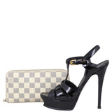 Louis Vuitton Zippy Wallet Damier Azur Shoe
