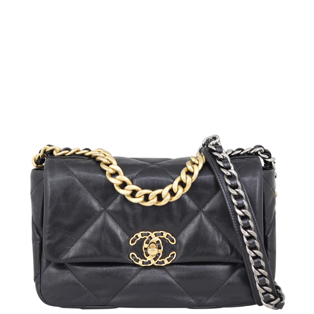 Chanel 19 Flap Bag Front
