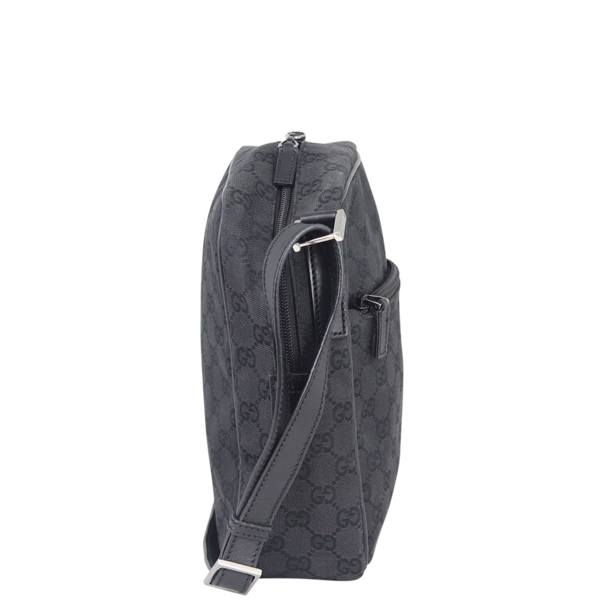 Gucci GG Canvas Messenger Side
