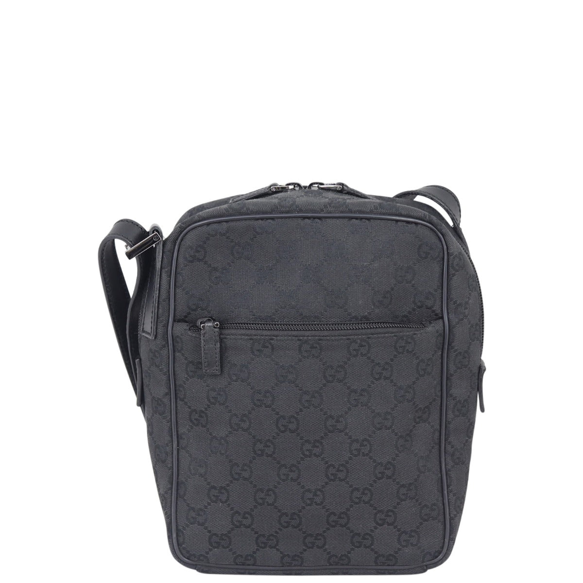 Gucci GG Canvas Messenger Front
