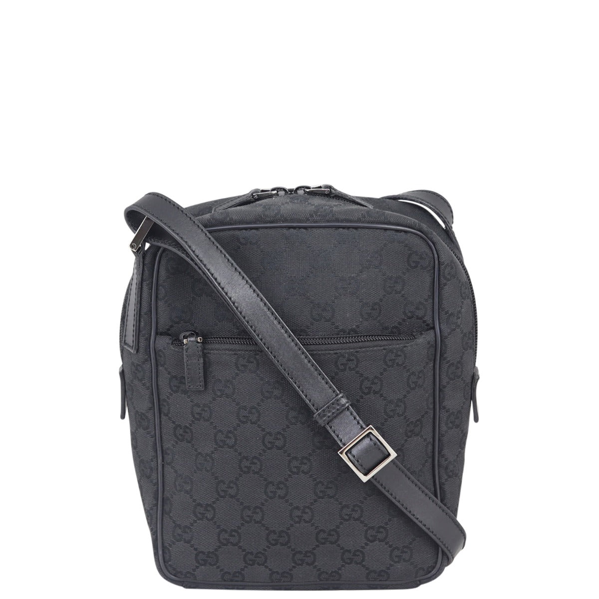 Gucci GG Canvas Messenger Front
