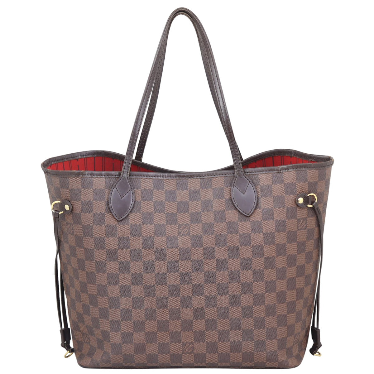 Louis Vuitton Neverfull MM Damier Ebene Back
