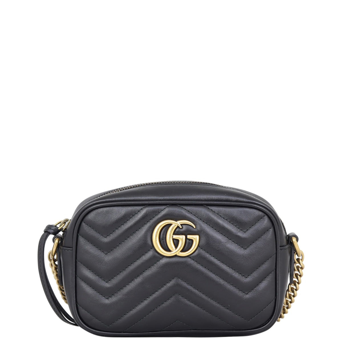 Gucci GG Marmont Mini Camera Bag Front
