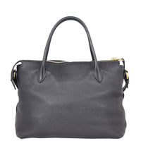 Prada Vitello Daino Zip Tote Back

