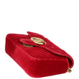 Gucci GG Marmont Velvet Mini Shoulder Bag Corner
