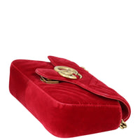 Gucci GG Marmont Velvet Mini Shoulder Bag Corner

