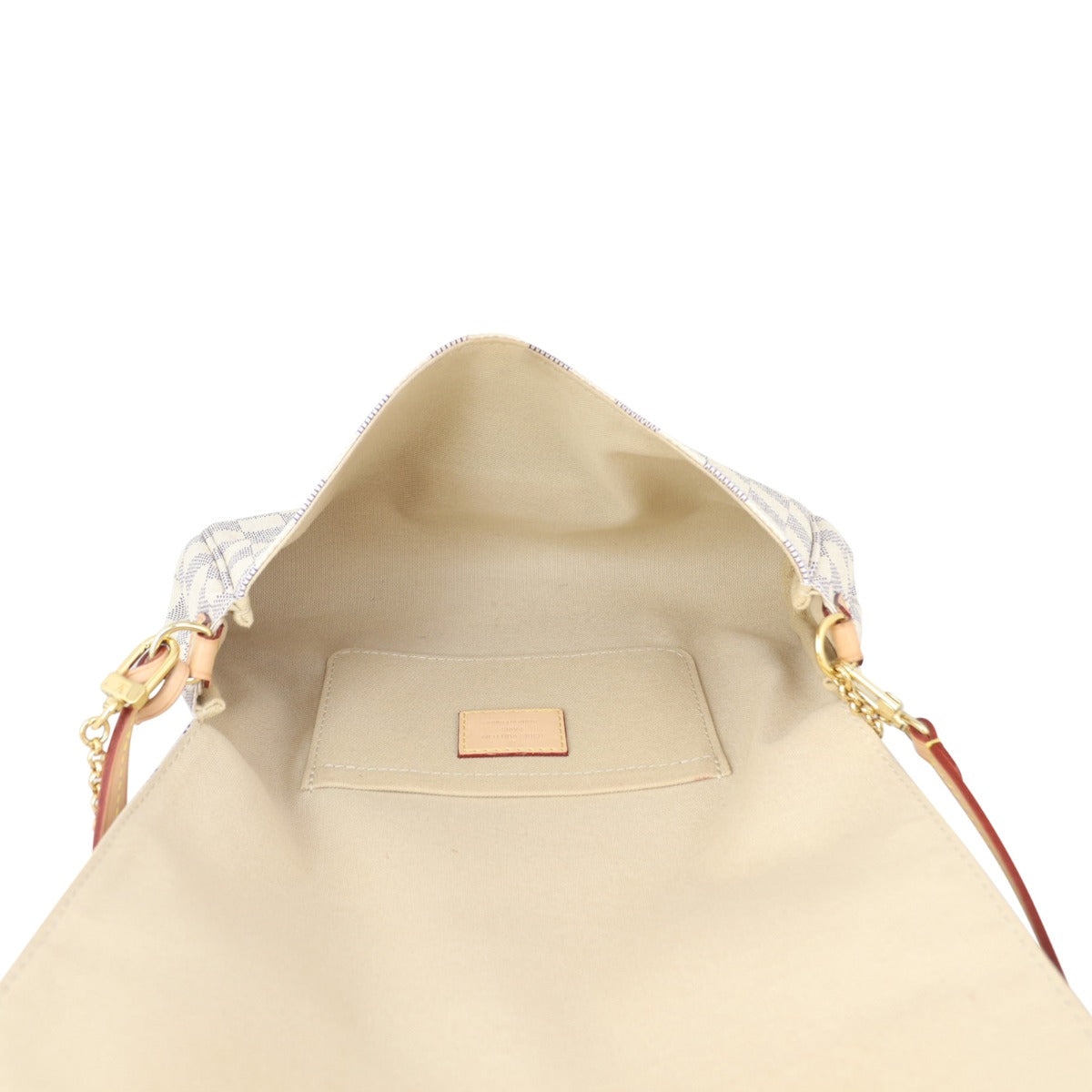 Louis Vuitton Favorite MM Damier Azur Whole interior
