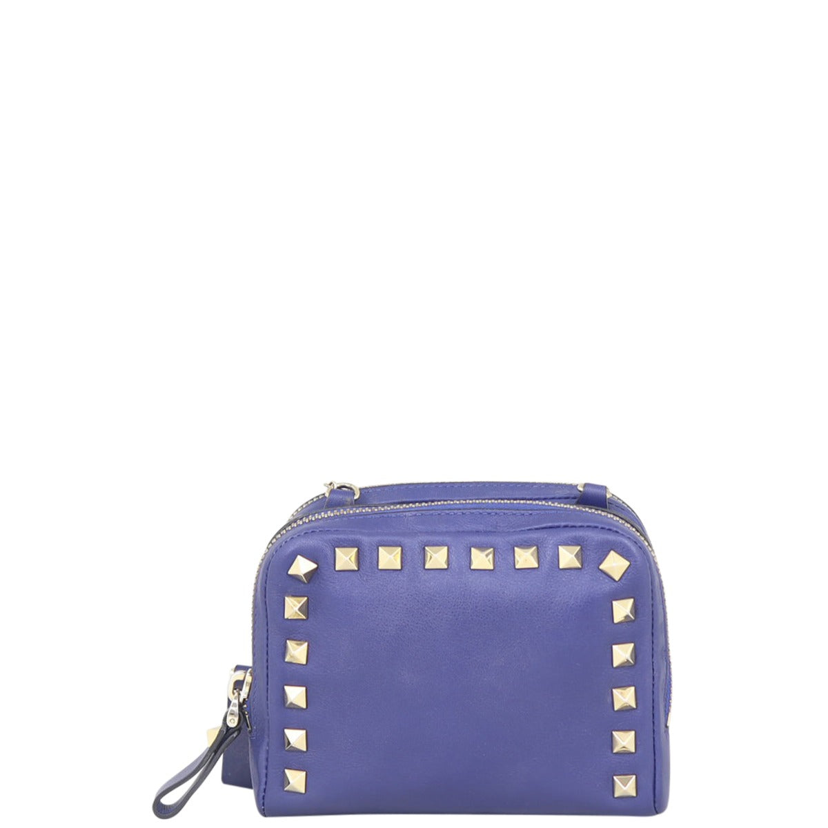 Valentino Rockstud Double Zip Mini Crossbody Front
