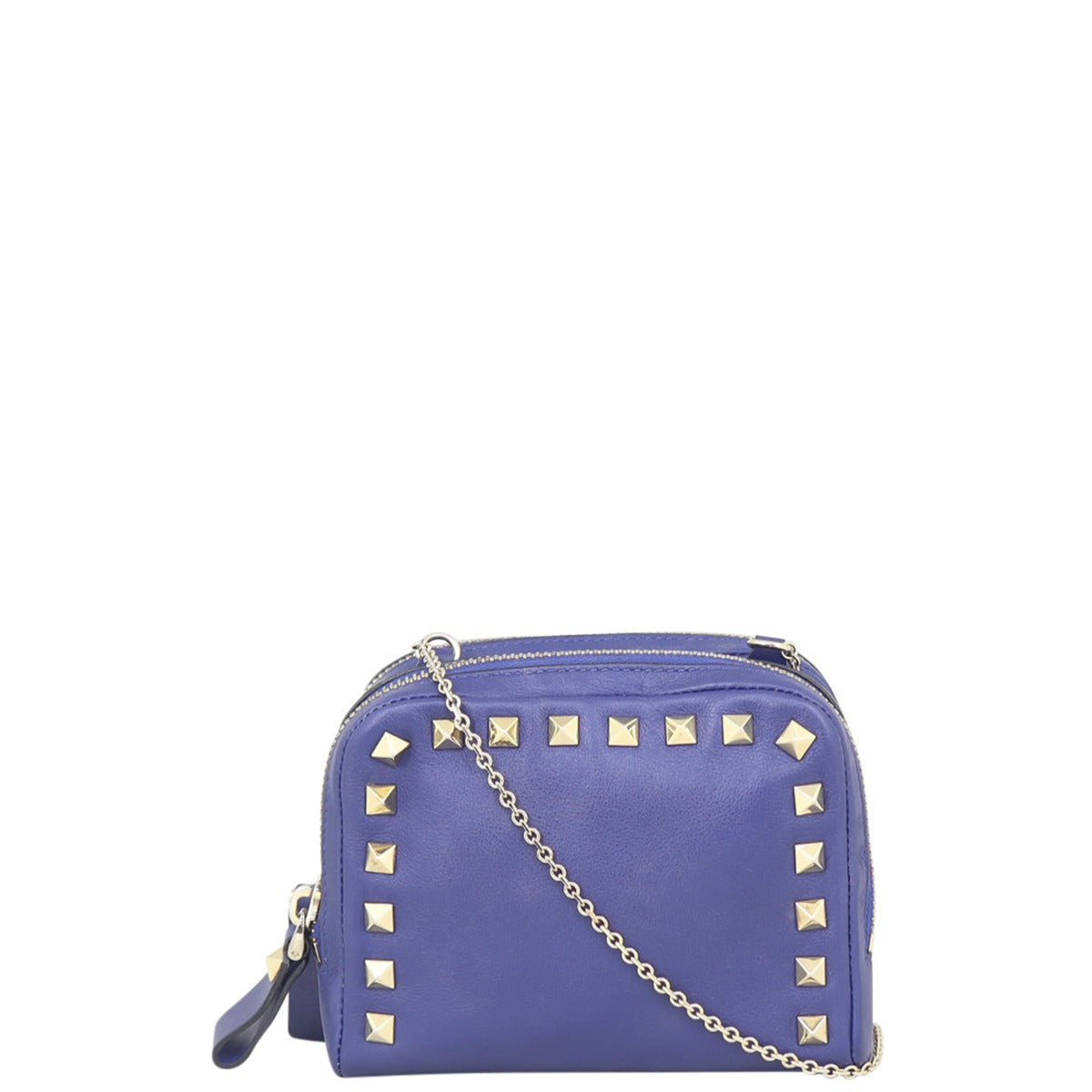 Valentino Rockstud Double Zip Mini Crossbody Front
