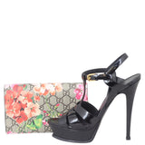 Gucci GG Supreme Blooms Chain Wallet Shoe
