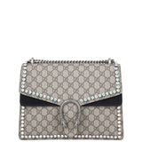 Gucci Dionysus Crystal Embellished Medium Shoulder Bag Front
