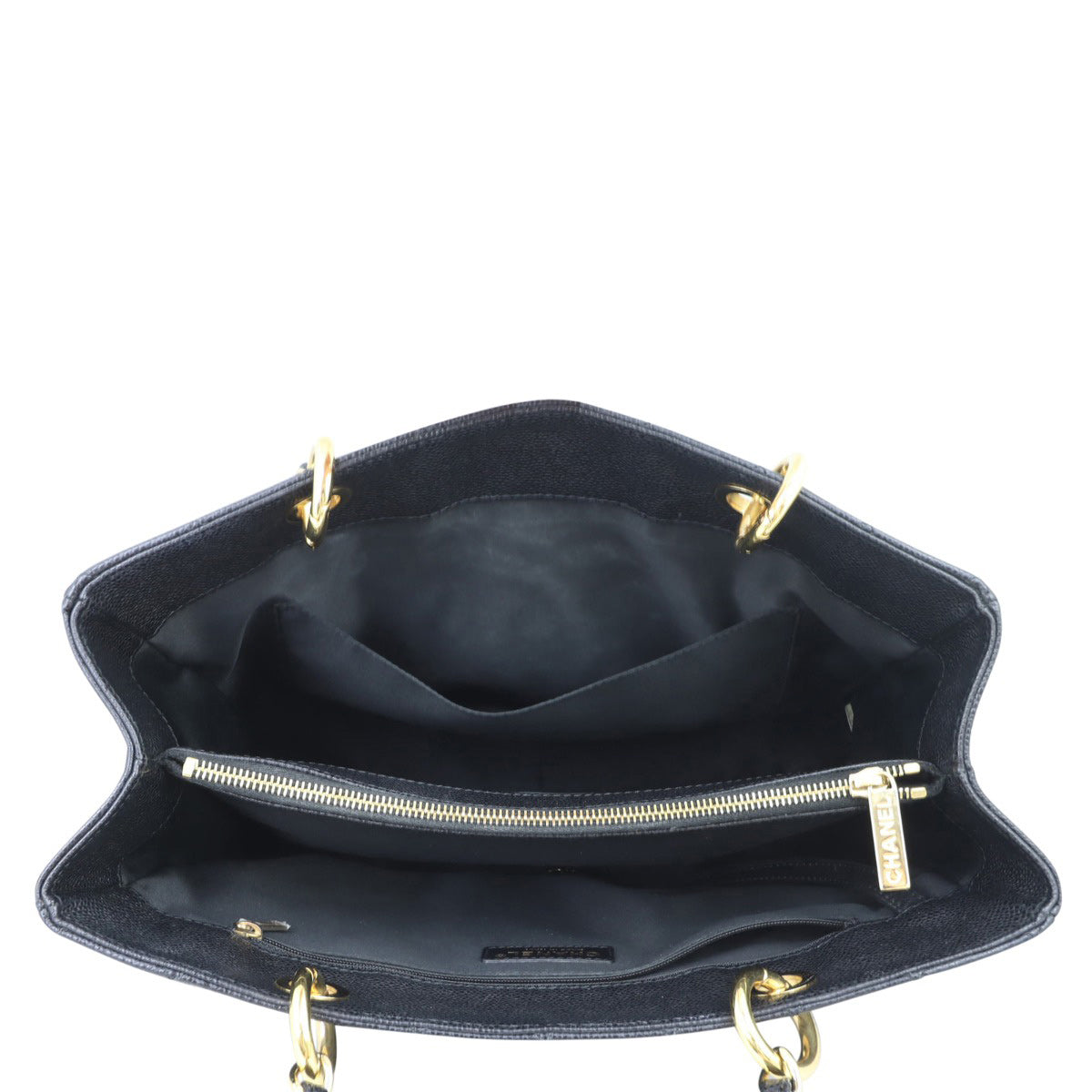 Chanel Grand Shopping Tote Whole interior
