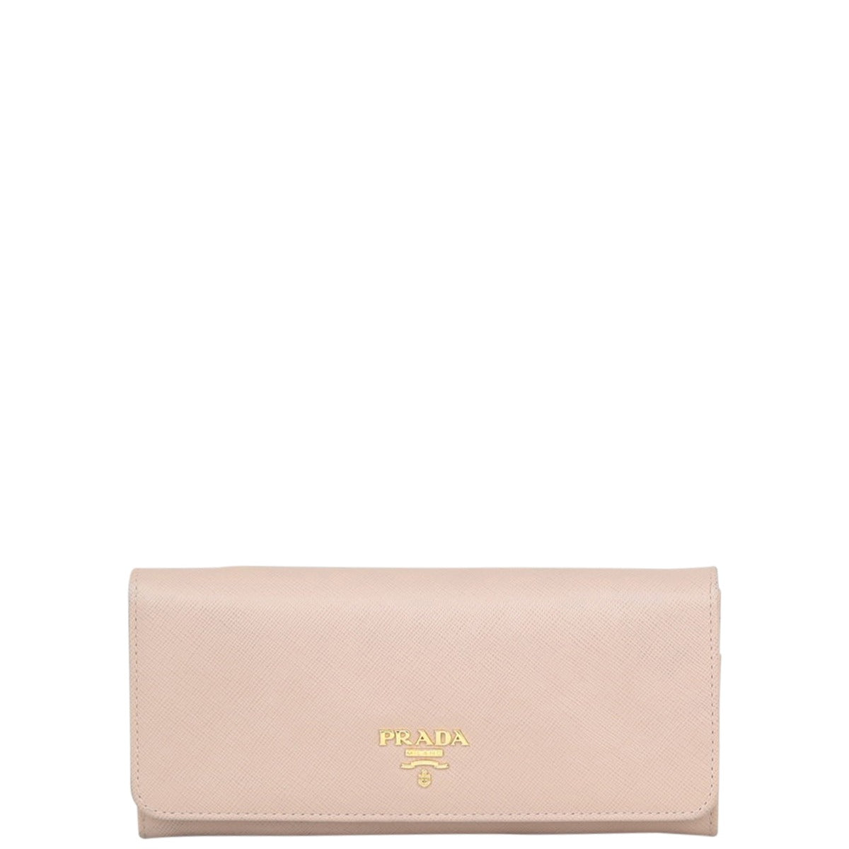 Prada Saffiano Continental Wallet Front
