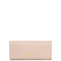 Prada Saffiano Continental Wallet Front
