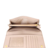 Prada Saffiano Continental Wallet Whole interior
