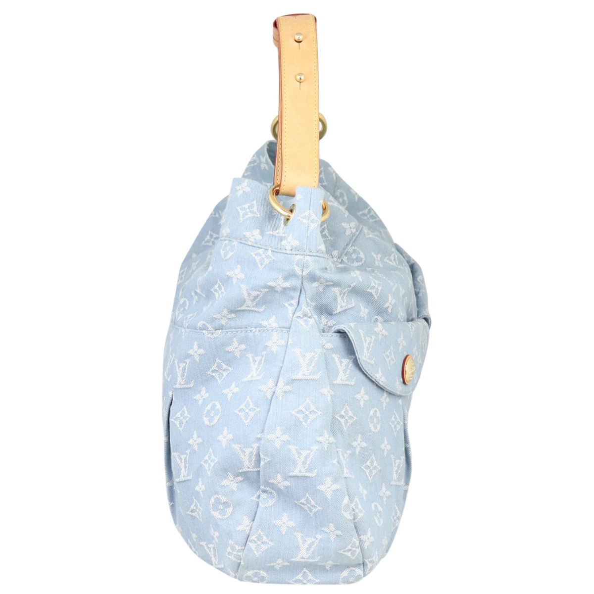 Louis Vuitton Denim Daily GM Side
