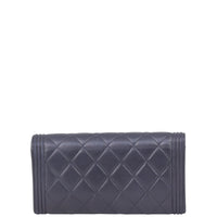 Chanel Boy Long Flap Wallet Back
