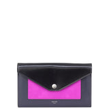 Celine Pocket Envelope Wallet On Chain Large Front