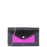Celine Pocket Envelope Wallet On Chain Large Front
