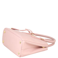 Prada Saffiano Lux Galleria Double Zip Tote Mini Corner

