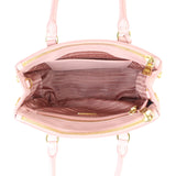 Prada Saffiano Lux Galleria Double Zip Tote Mini Whole interior