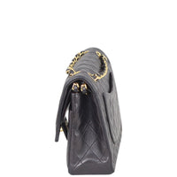 Chanel Classic Double Flap Medium | 2 Series Black Vintage Lambskin