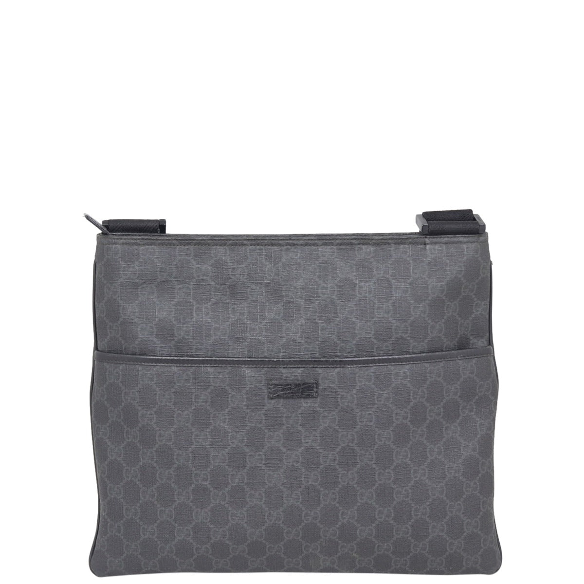 Gucci GG Supreme Black Messenger Front
