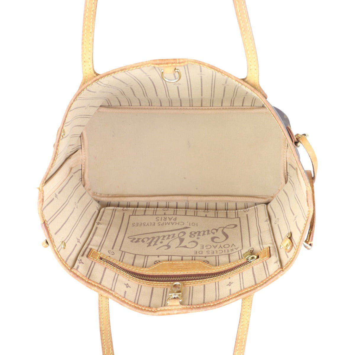 Louis Vuitton Neverfull PM Monogram Whole interior
