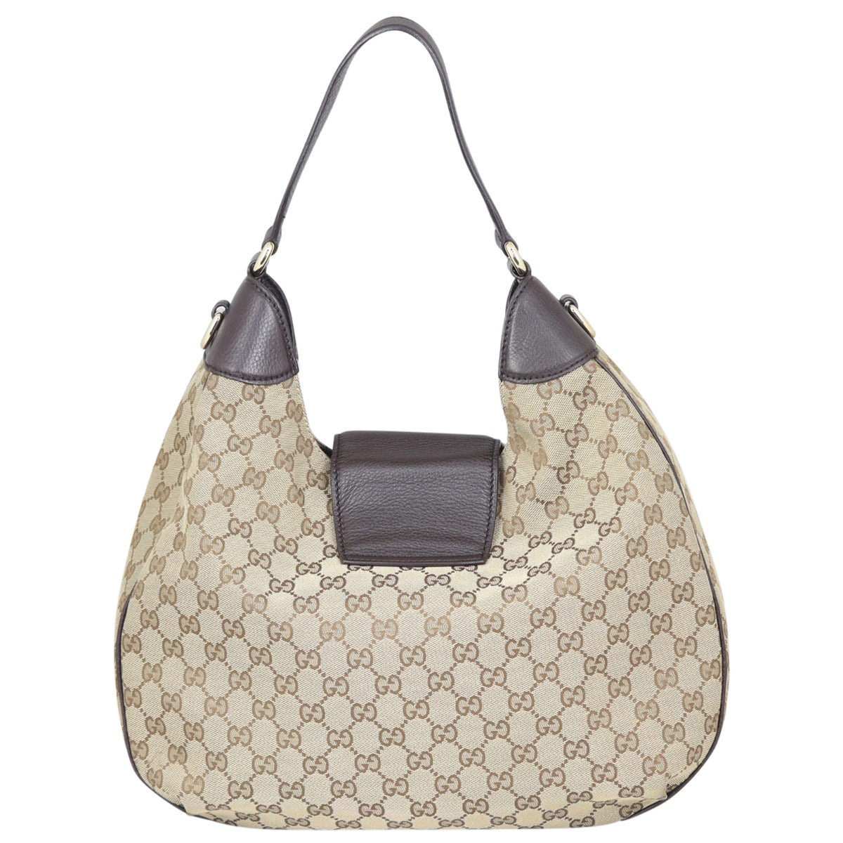 Gucci GG Canvas Dressage Hobo Back
