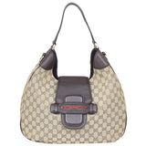 Gucci GG Canvas Dressage Hobo Front
