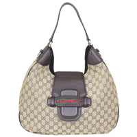 Gucci GG Canvas Dressage Hobo Front
