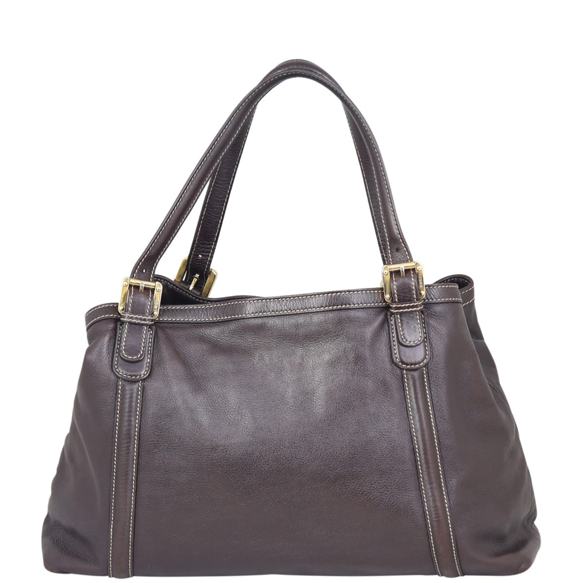 Gucci Leather Britt Medium Tote Back

