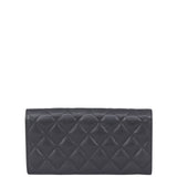 Chanel Classic Flap Long Wallet Back
