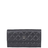 Chanel Classic Flap Long Wallet Front
