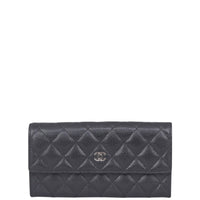 Chanel Classic Flap Long Wallet Front
