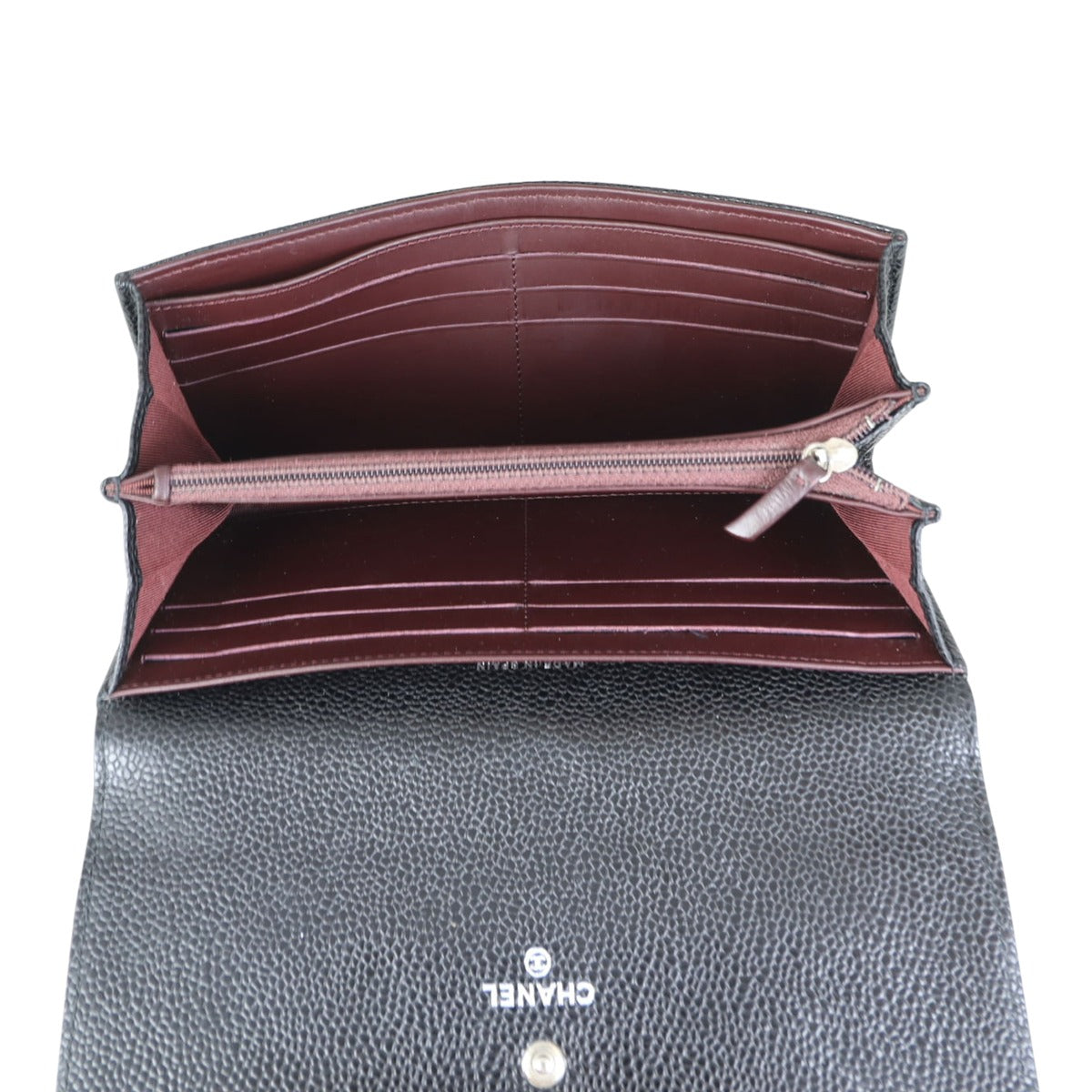 Chanel Classic Flap Long Wallet Whole interior
