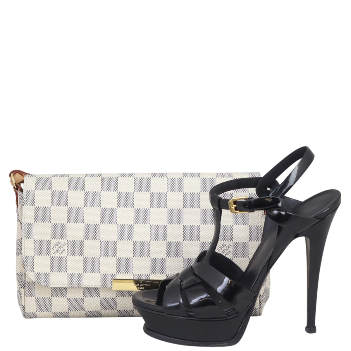Louis Vuitton Favorite MM Damier Azur Shoe
