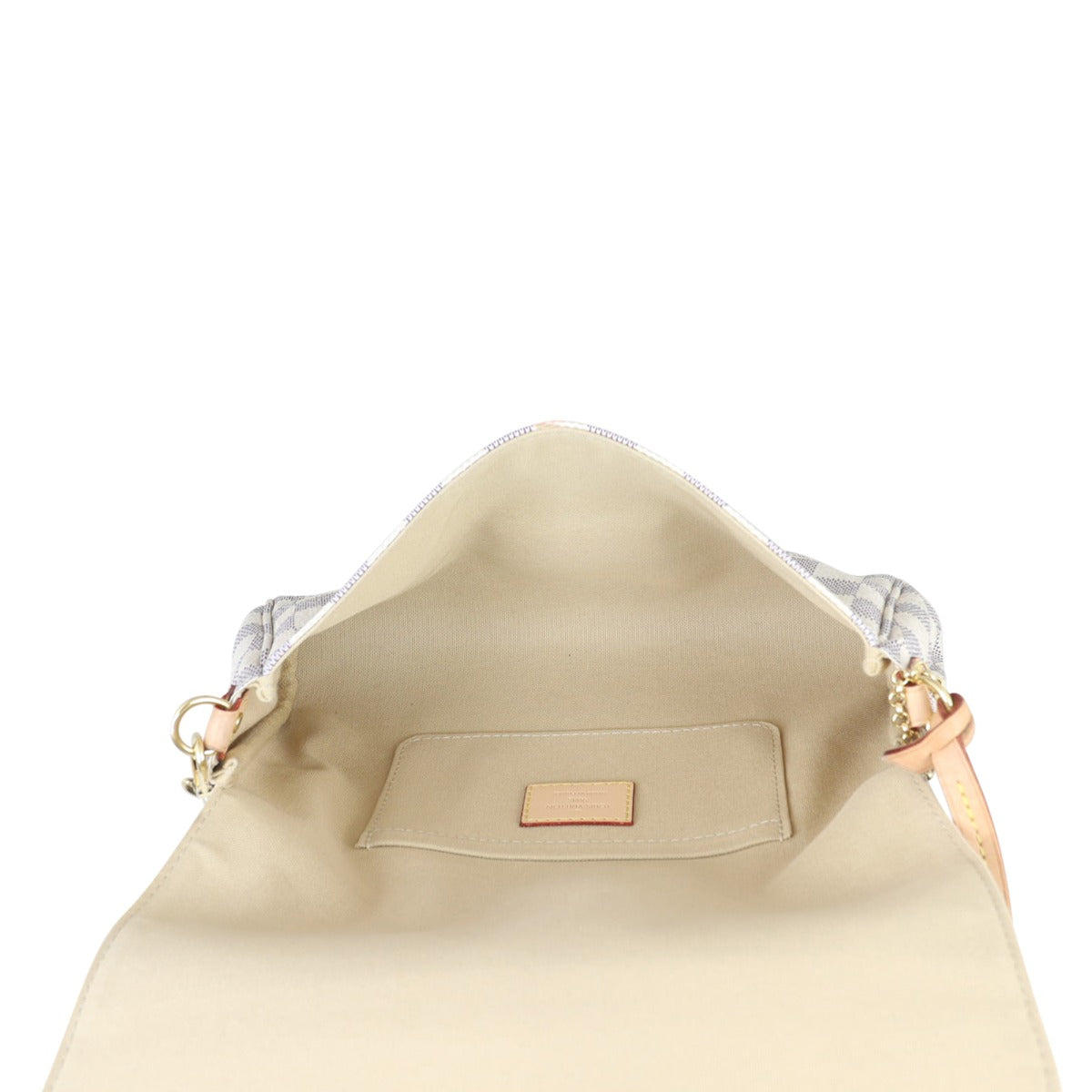 Louis Vuitton Favorite MM Damier Azur Whole interior
