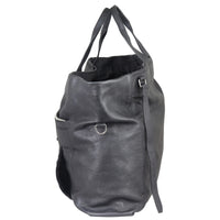 Chanel Weekender Satchel Bag Side