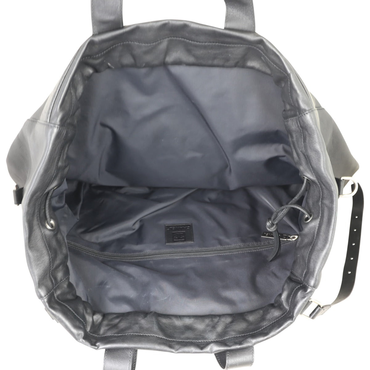 Chanel Weekender Satchel Bag Whole interior