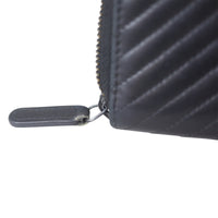 Chanel Chevron Zipped Coin Purse Corner

