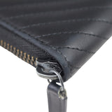 Chanel Chevron Zipped Coin Purse Corner
