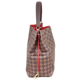 Louis Vuitton Caissa Hobo Damier Ebene Side
