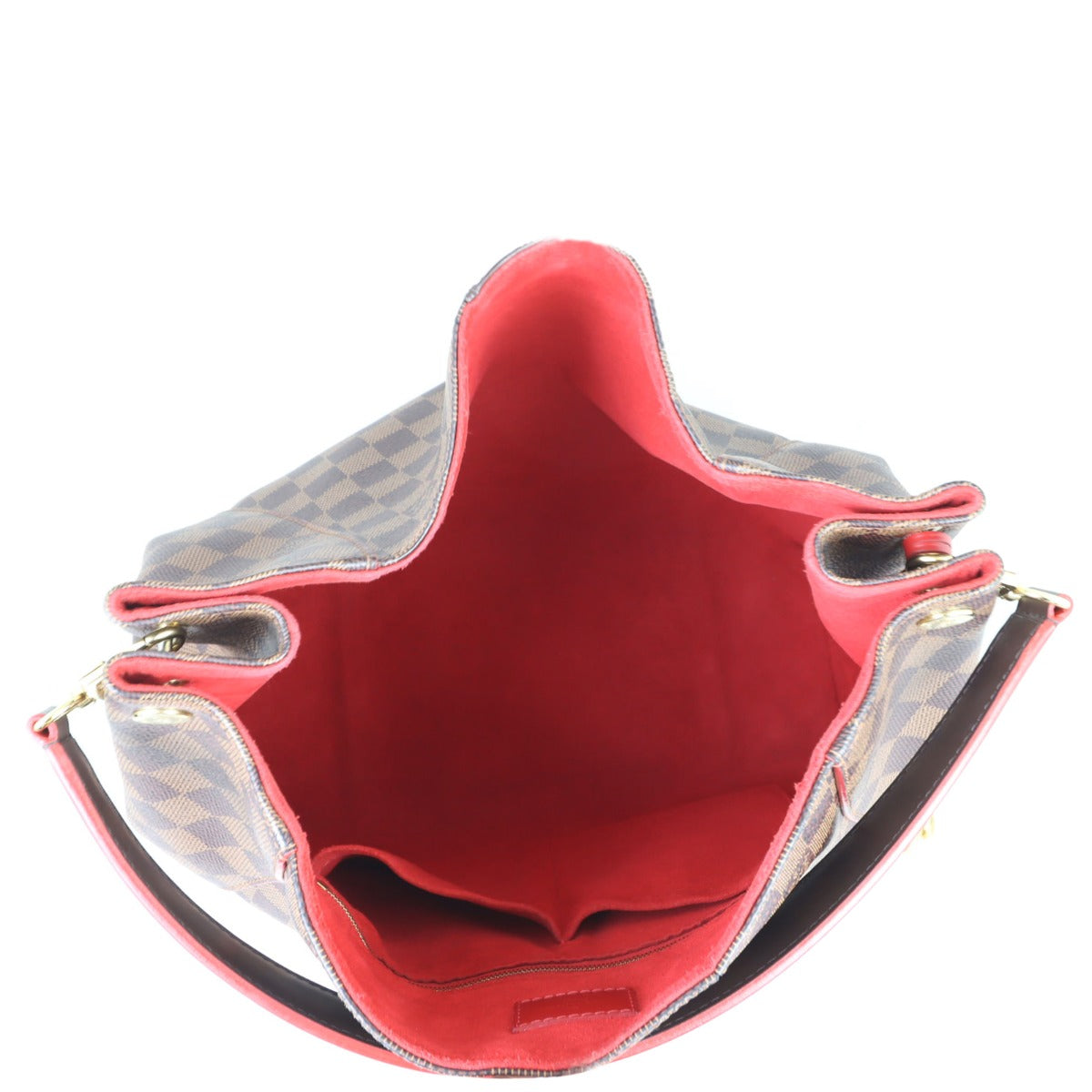 Louis Vuitton Caissa Hobo Damier Ebene Whole interior
