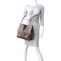 Louis Vuitton Caissa Hobo Damier Ebene Mannequin
