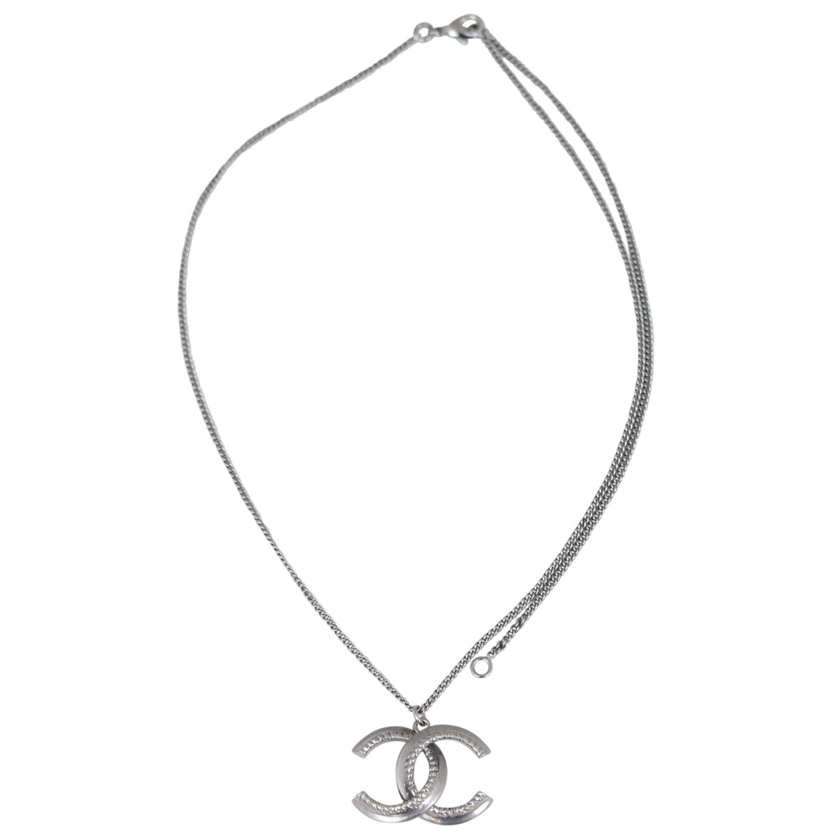 Chanel CC Chain Necklace Front
