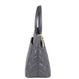 Chanel Medallion Tote Side
