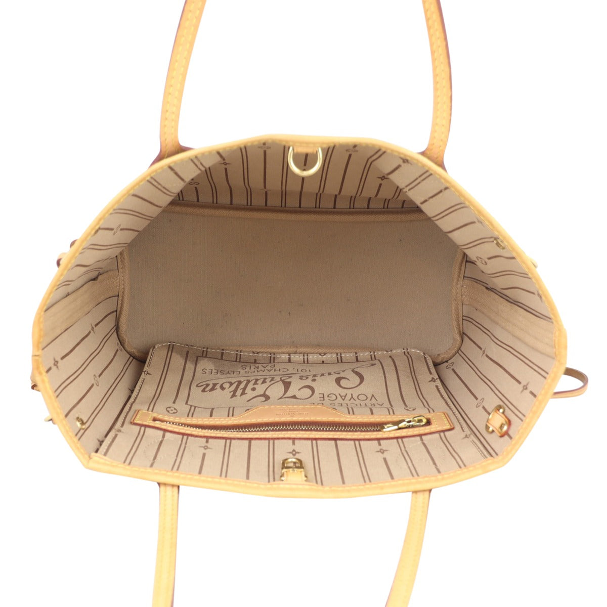 Louis Vuitton Neverfull PM Monogram Whole interior
