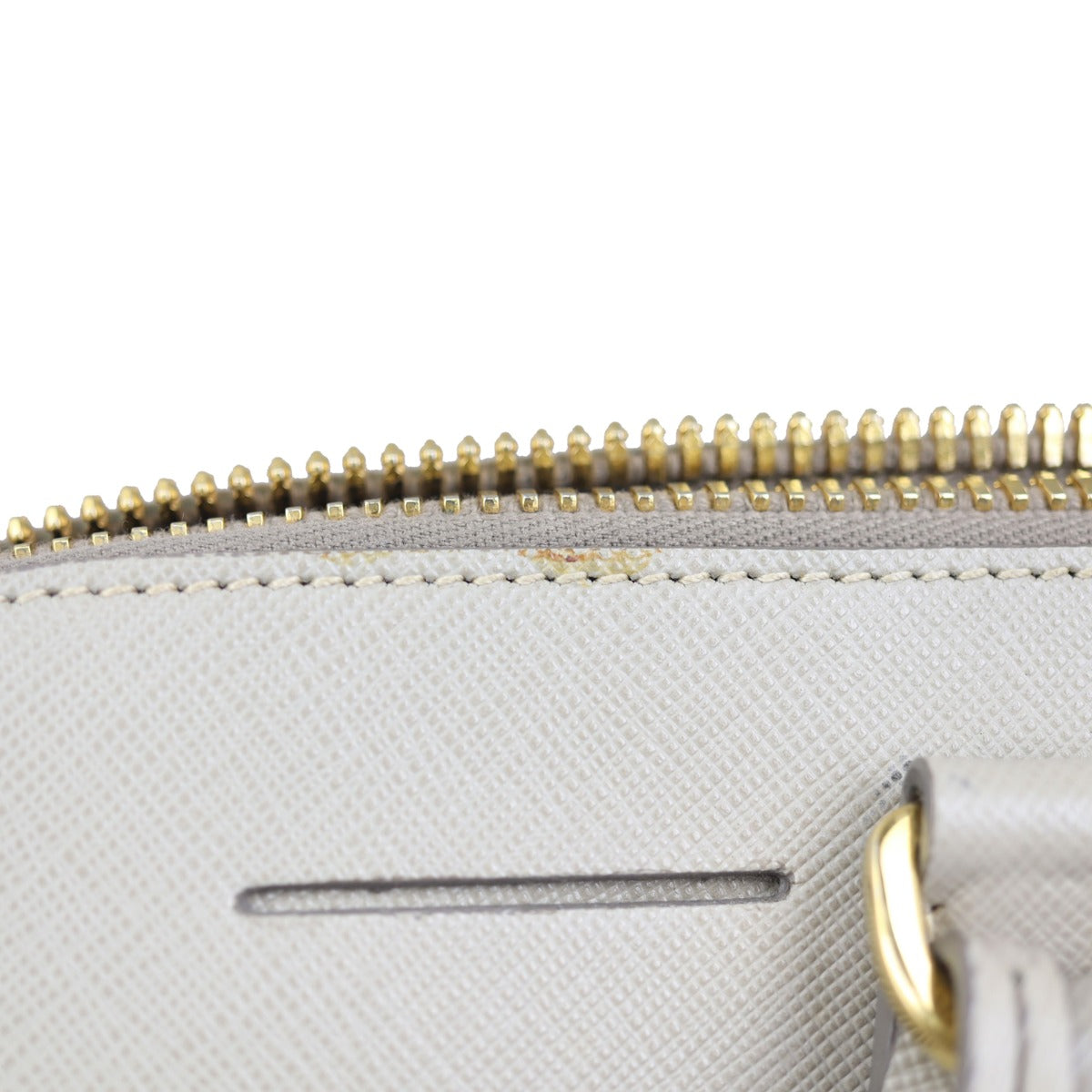 Prada Saffiano Lux Bauletto Tote Corner
