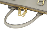 Prada Saffiano Lux Bauletto Tote Corner
